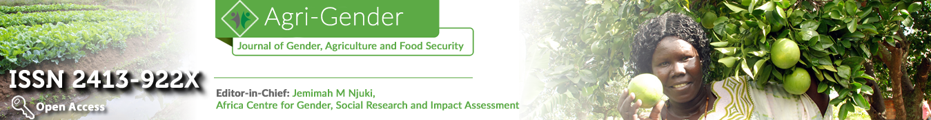 Editorial Chief: Jemimah M. Njuki, Africa Centre for Gender, Social Research and Impact Assessment